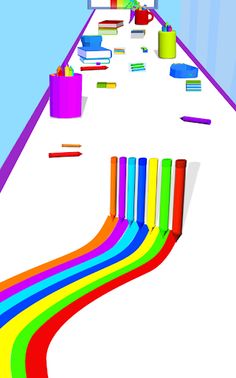 Pen Race - Pencil Run Games 3D - Screenshot 1
