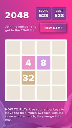 2048 puzzle - Screenshot 2