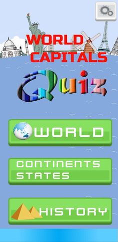 History of World Capitals Quiz - Screenshot 1