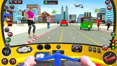 Tuk Tuk Rikshaw Auto Game - Screenshot 2