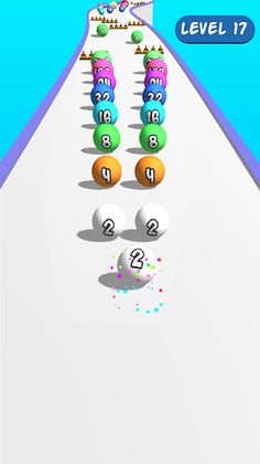 Merge 2048 Run Ball - Screenshot 1