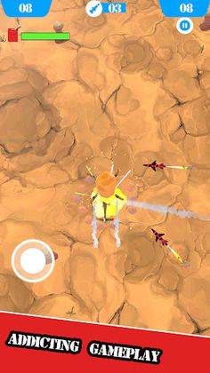 Go Plane 3D Missiles Escape - Screenshot 3