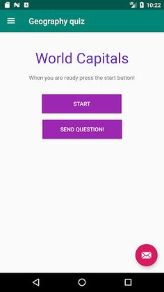 Random Country Capitals Quiz - Screenshot 1