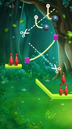 Cut Rope Bowling - Screenshot 4