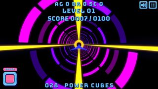 X Argon 3D Retro Tunnel Runner - Screenshot 2