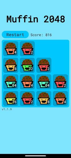 Muffin 2048 - Screenshot 2