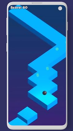GAME GPS zigzag and jump fun g - Screenshot 1