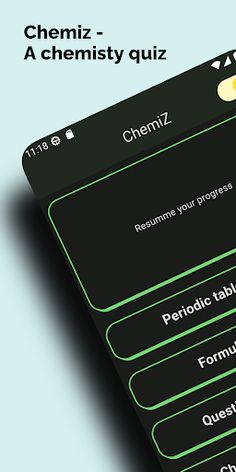 Chemiz - A chemistry Quiz App - Screenshot 1