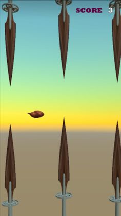 Chicken Jumps Over Spears - Screenshot 1