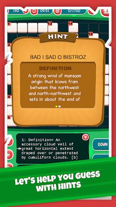 Meteorology Crossword Puzzle - Screenshot 4