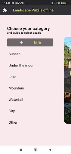 Landscape puzzle - Offline Bra - Screenshot 1