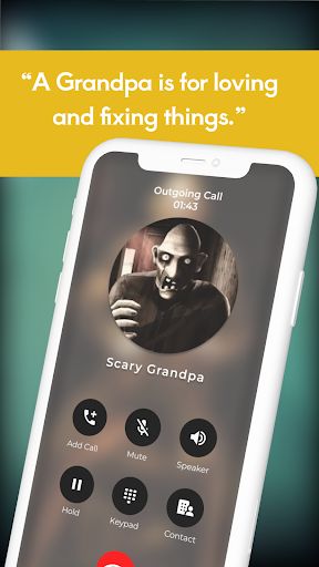 Evil Grandpa Video Call Scary - Screenshot 3