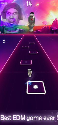 Skibidi Toilet Music Tiles Hop - Screenshot 3