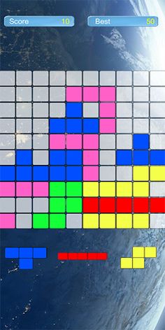 block puzzle - space - Screenshot 1