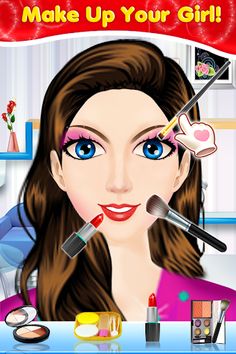 Make Up Me Doll Girls Salon - Screenshot 1
