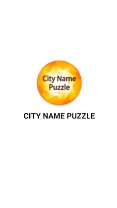 City Name Puzzle - Screenshot 1