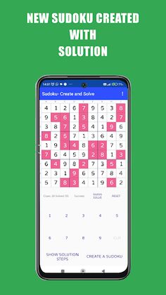 Sudoku Creator and Solver App - Screenshot 2