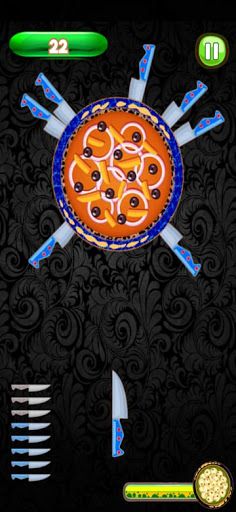 Pizza Knife Game - Throw the K - Screenshot 4