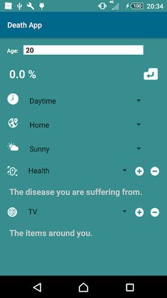 Death Probability Calculator - Screenshot 1