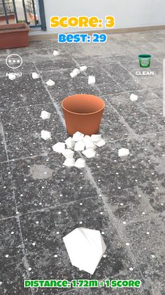 Paper Toss AR (ARCore) - Screenshot 2