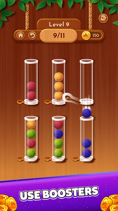 Woody Sort: Ball Sort Puzzle - Screenshot 3