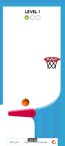 Flipper Hooper basketball game - Screenshot 2