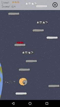 Doodle Jump Space - Screenshot 2