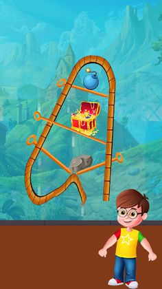 Pull The String Game Offline - Screenshot 2