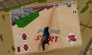 Jumping Horse Racing Simulator - Screenshot 1