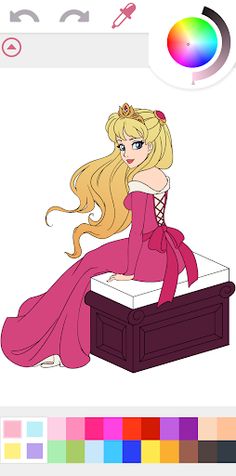 Princess Coloring Book Game - Screenshot 4