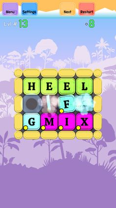 Sliding Words Puzzle - Mind Ex - Screenshot 4