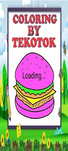 Burger Coloring - Screenshot 1