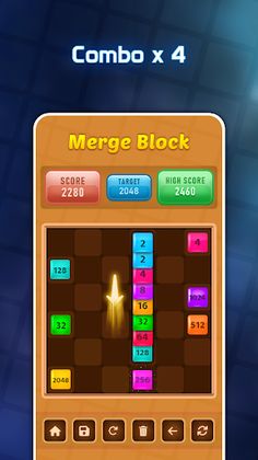 Merge Number Puzzle Game- 2048 - Screenshot 3