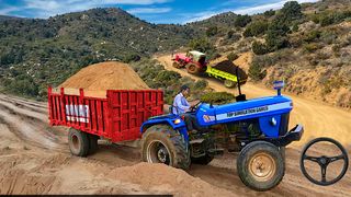 Real Tractor Trolley Sim Game - Screenshot 1