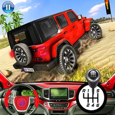 Offroad Jeep Car parking games - Screenshot 3