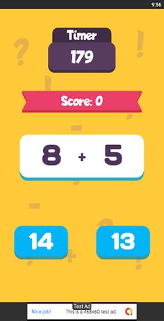 Math Quiz - Screenshot 2