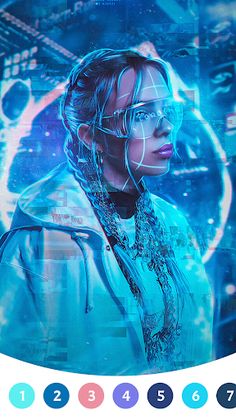 Billie Eilish Paint by Number - Screenshot 3