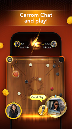 Carrom - Online pool game - Screenshot 1