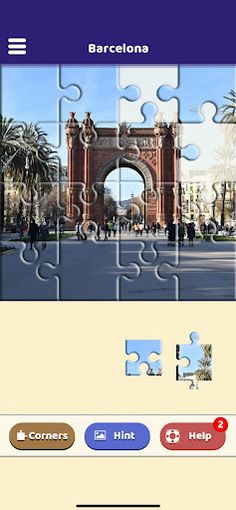 Barcelona Sightseeing Puzzle - Screenshot 1