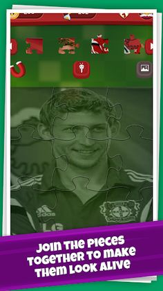 Soccer Players Jigsaw Puzzle: - Screenshot 1