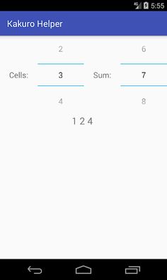 Kakuro Combinations - Screenshot 1