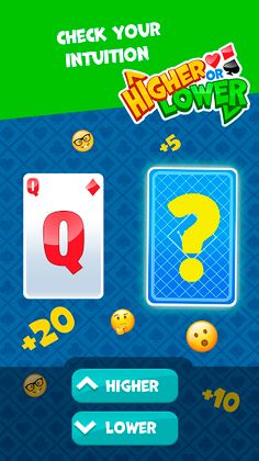 Higher or Lower Card Game - Screenshot 4