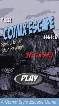 Comix Escape: Tig Shed - Screenshot 1