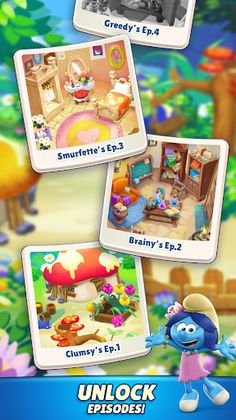 Smurfs Magic Match - Screenshot 3