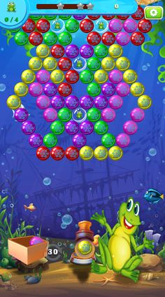 Frog Bubble Shooter - Screenshot 1