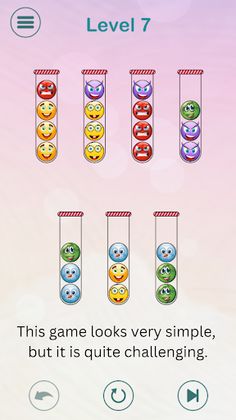 Emoji Sort Master Puzzle Games - Screenshot 2