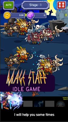 Magic Staff Clicker Idle - Screenshot 3