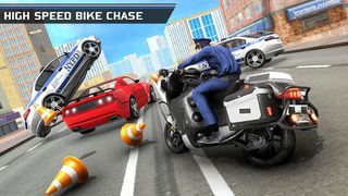 US Police Gangster Bike Game - Screenshot 1