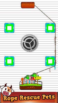 Rope Rescue Pets-Zipline Uniqu - Screenshot 3