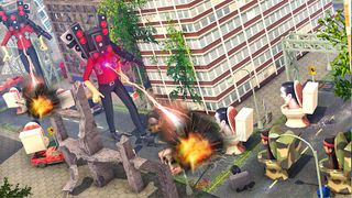 Toilet Monster : Skybydy War - Screenshot 1